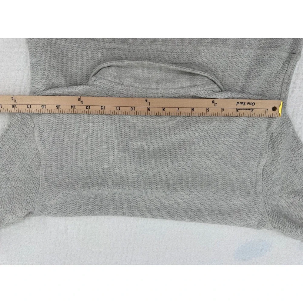 Faherty Textured Knit Quarter Zip Pullover Mens Size M 100% Good Earth Cotton